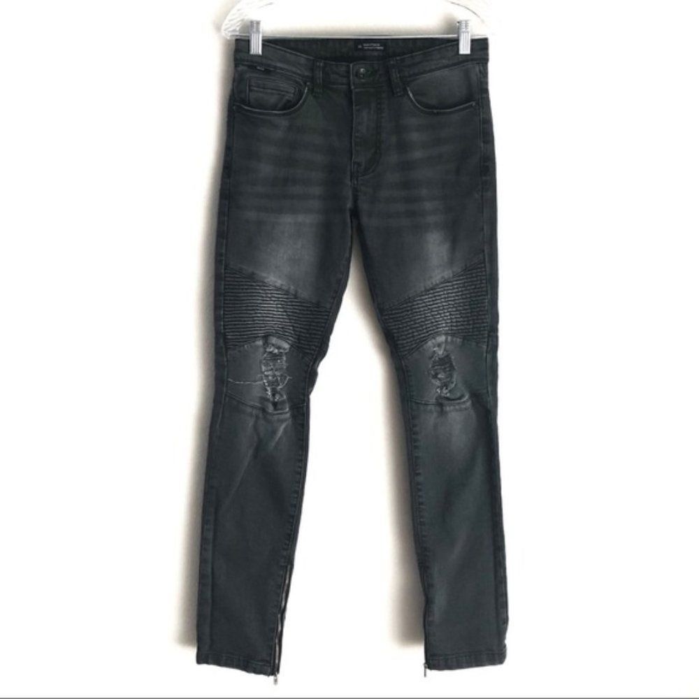 BDG moto ankle skinny jean